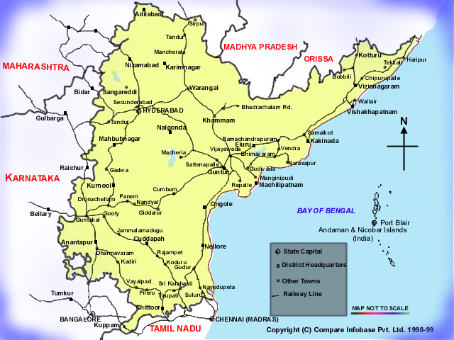 map of Andhra Pradesh